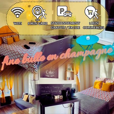Fine Bulle En Champagne - 1 Chambre - Terrasse Épernay Exteriör bild